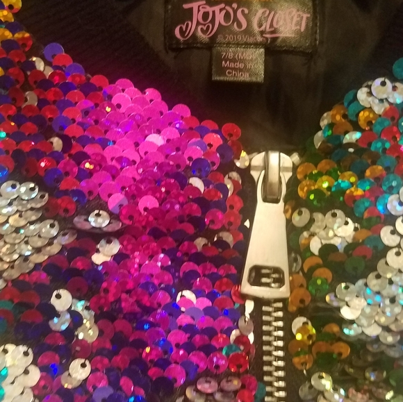 Mermaid sequin jacket and shorts - Picture 3 of 4